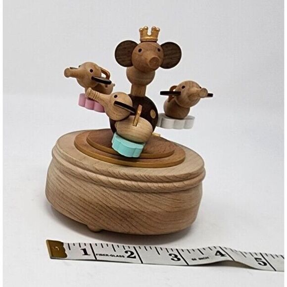 Wooderful Life Rotating Musical Box Whimsy Elephants Papyrus Baby  Works‎ 5" - Picture 6 of 8